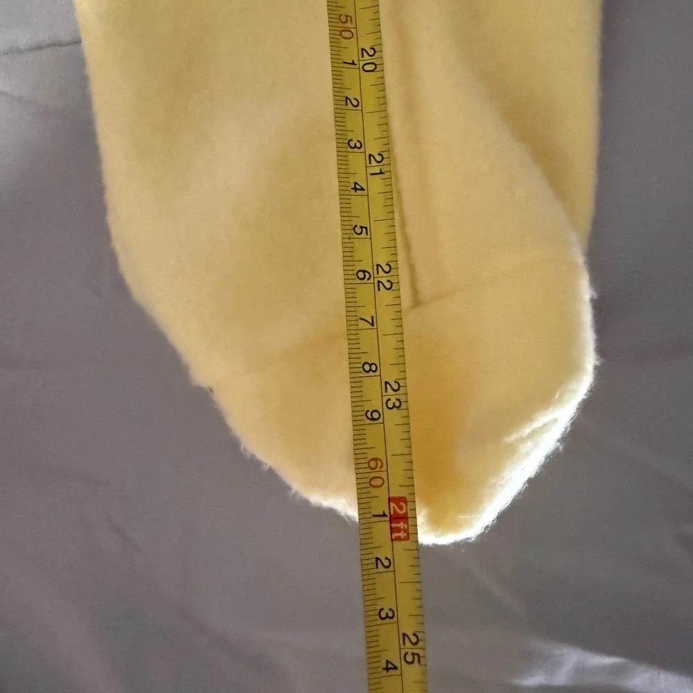 Baby vintage carters one piece sleeper mittens size 0-6 months bunnies yellow